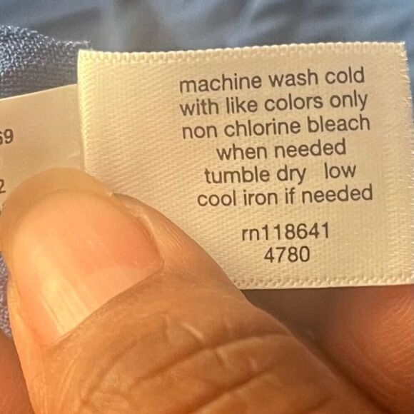 Lane‎ Bryant Plus Size Classic Long-Sleeve V-Neck Cropped Blouse 26 - Picture 9 of 9